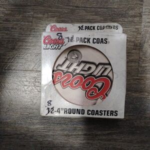 Coors Light Round Coasters